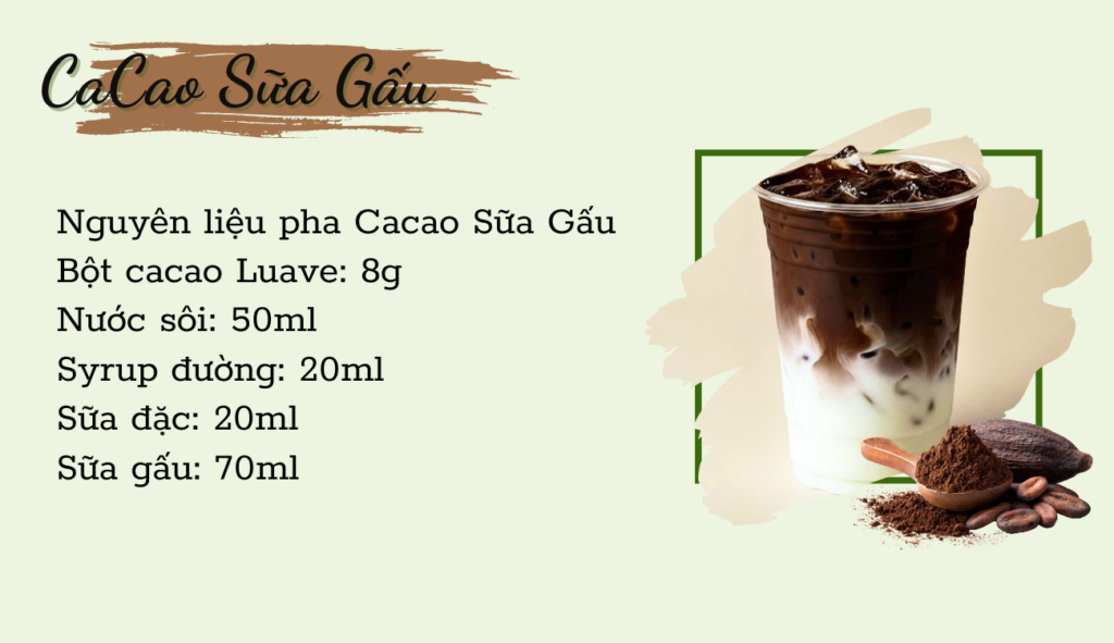 Cacao Sữa Gấu