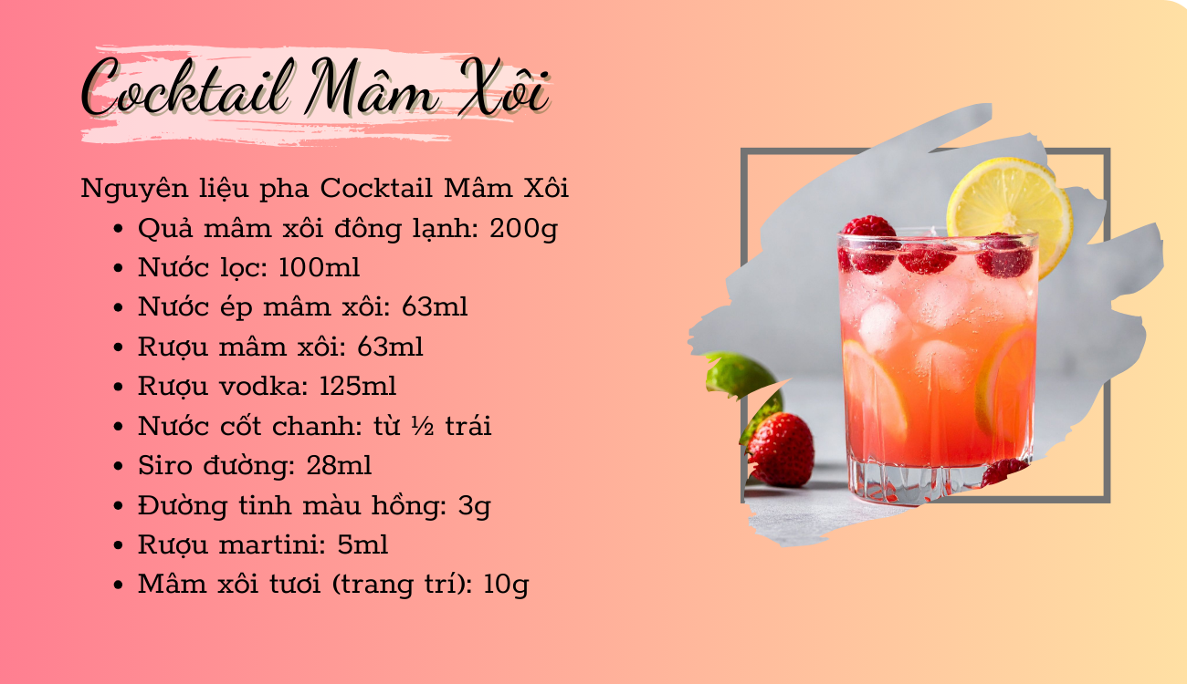 Cocktail Mâm Xôi