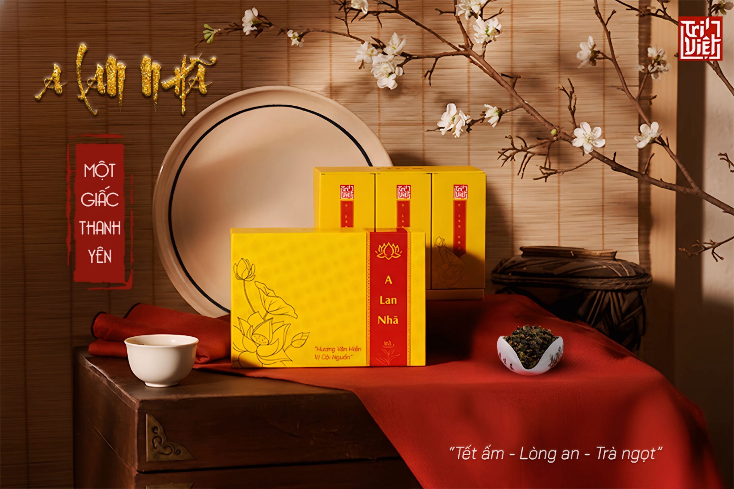 Trà uống thuần biếu tặng