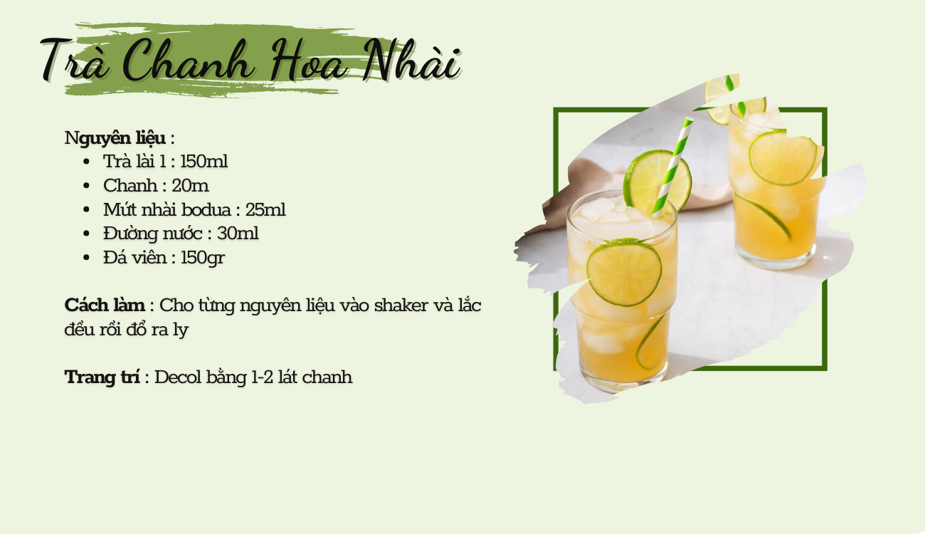 Trà Chanh Hoa Nhài