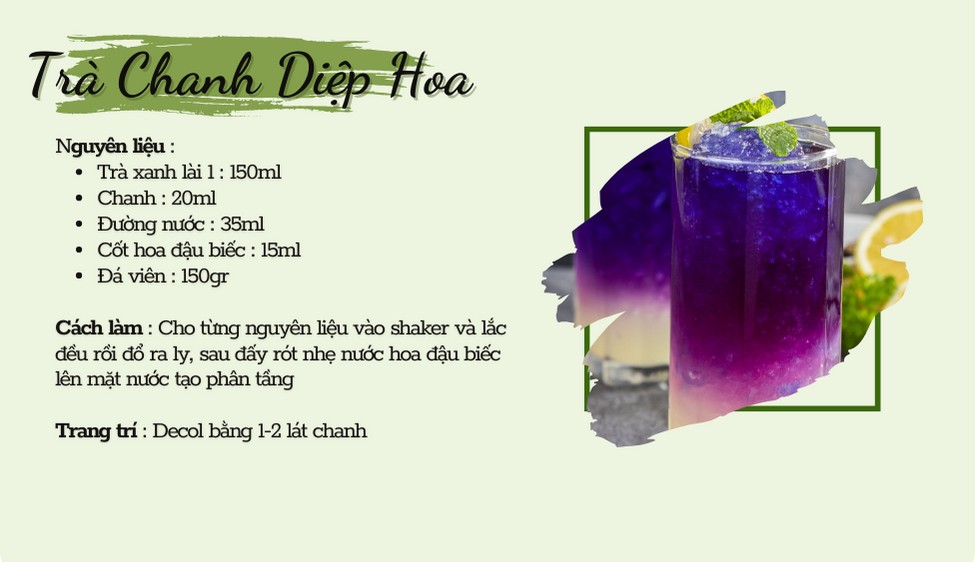 trà chanh diệp hoa