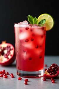 Trà chanh hạt lựu