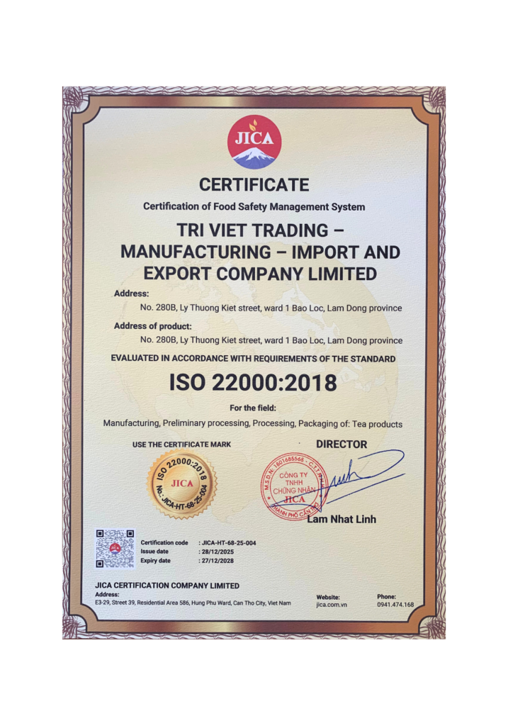 ISO 22000:2018 – Food Safety Management System  Tiêu chuẩn quốc tế về Hệ thống Quản lý An toàn Thực phẩm