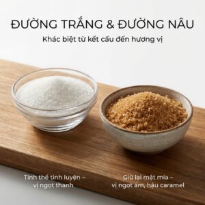Đường và các chỗ khác nhau như thế nào trong pha chế? Khi nào nên sử dụng ở chế độ này