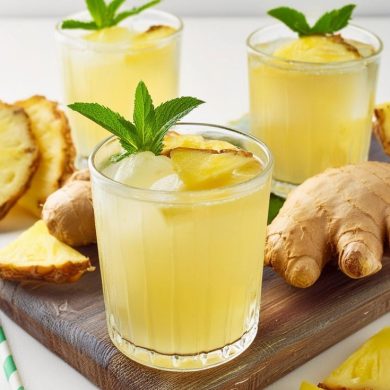 trà chanh xả gừng